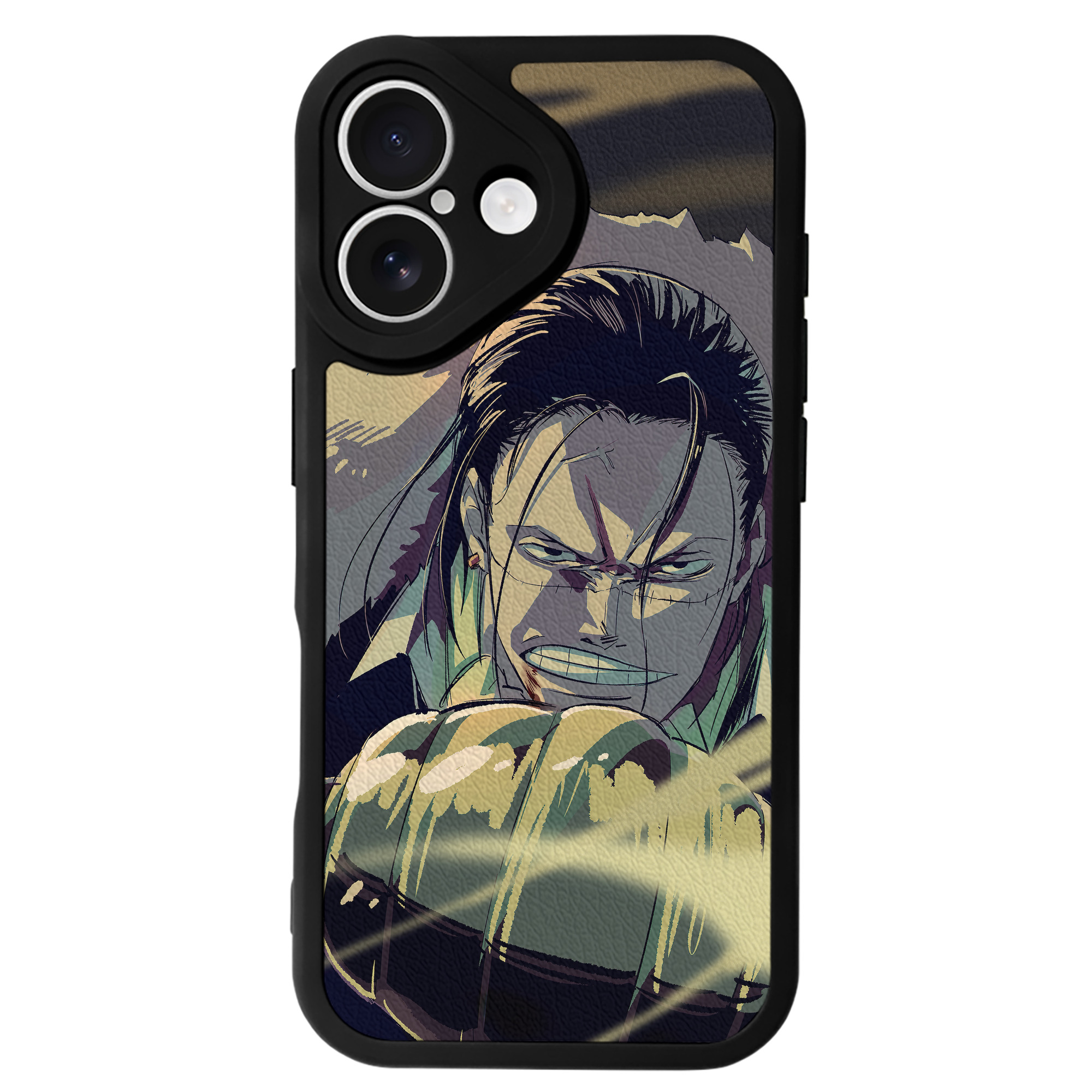 （画像用） ワンピース ONE PIECE 【iPhone 16シリーズ対応】シリコンスマホケース（レザー調） 材質：シリコン